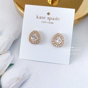 Kate Spade earrings gold crystal drop arrings